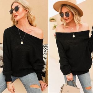 Exlura black knit sweater Size: Medium